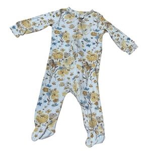 Little Planet by Carter’s Organic Cotton Floral 2-way Zip Sleeper Footie 9M